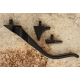 KIDD Interchangeable Low/Flat Sportsman Magazine Release Lever for KIDD Trigger Guards Black